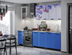 Кухня ЛДСП РИО-1, цвет: синий с ФП